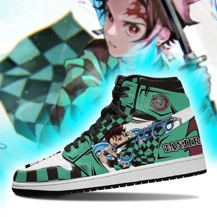 Demon Slayer Tanjiro Kamado High Top Sneakers
