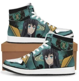 Demon Slayer Muichiro Tokito High Top Sneakers