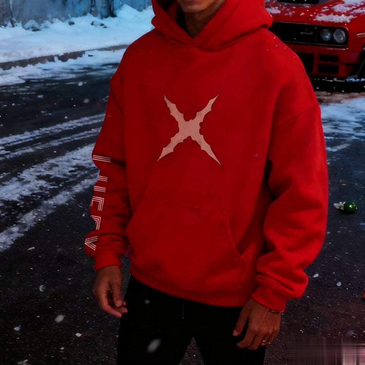 One Piece Luffy Red Hoodie