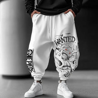 One Piece Luffy Wanted Joggers