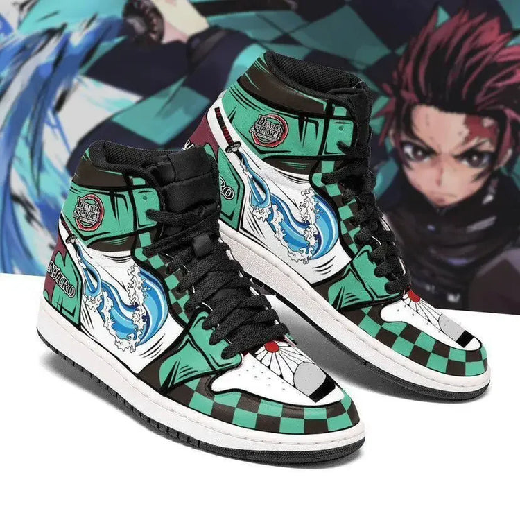 Demon Slayer Tanjiro Kamado High Top Sneakers