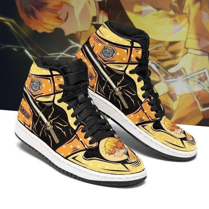 Demon Slayer Zenitsu Agatsuma High Top Sneakers