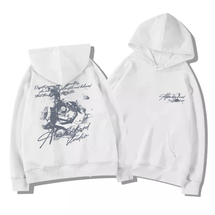 Rose Flower Hoodie