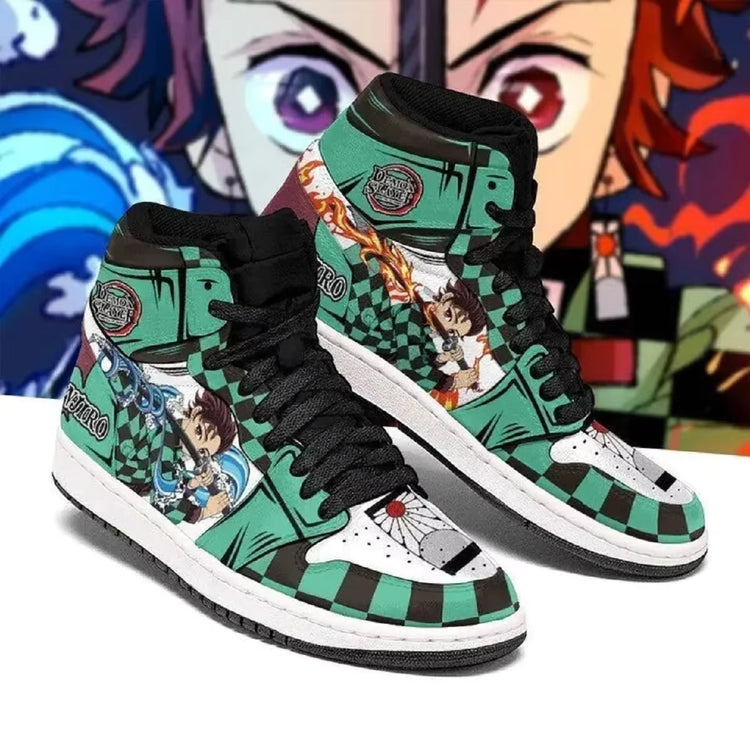 Demon Slayer Tanjiro Kamado High Top Sneakers