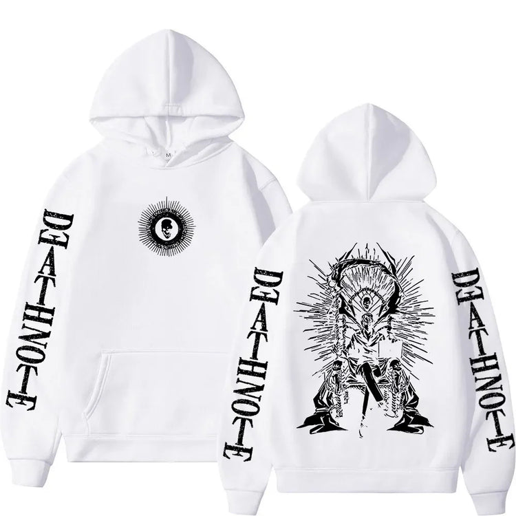Death Note Light Yagami White Hoodie